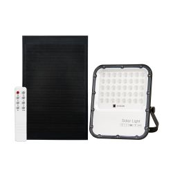 150W LED Floodlights with Solar Panels - Solar Powered, Remote Control, IP65 Waterproof