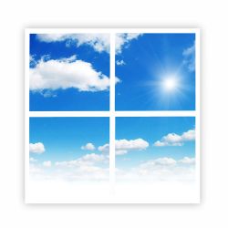 SKY Cloud LED Panel 3D version, 60x60cms, 40W, 4pcs set