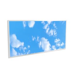 1195x595mm size LED Backlit Panel with 2D Sky Cloud Design, Pack of 2