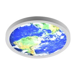 Surface mounted EARTH Design Ceiling Light, 24W, Dia 300mm, 6500K, IP20