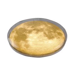 Ener-j 72W Double-Layer Moon Ceiling or Wall Light with Remote Dimming, 500mm Diameter, IP20