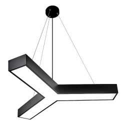 18W Hollow Y Shape Pendant Light, Modern Designer Ceiling Light