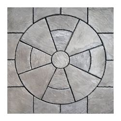 Chapterstone Rectory Circle Slate Paving Pack 1.8m x 1.8m