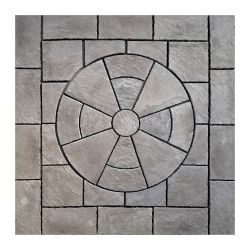 Chapterstone Rectory Circle Slate Paving Pack 2.4x 2.4m