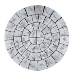 Chapterstone Cathedral Circle Diameter Weathered Moss Paving Pack 2.56m