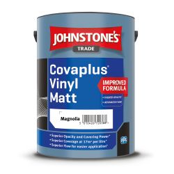 Johnstone's Trade - Covaplus Vinyl Matt Paint - Magnolia - 5L