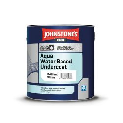 Johnstone's Trade - Wood & Metal Paint - Water Based Undercoat - Brilliant White 2.5L