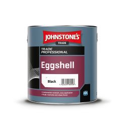 Johnstone's Trade - Wood & Metal Paint - Eggshell - Black - 2.5L