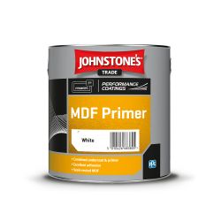Johnstone's Trade - Wood & Metal Paint - MDF Primer - White - 2.5L
