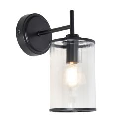 Abbey Ribbed Glass Wall Light