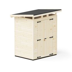Upyard Strongbox Natural Storage Shed 5ft 3" x 4ft 1"