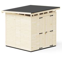Upyard Strongbox Natural Storage Shed 6ft 6" x 6ft 6"