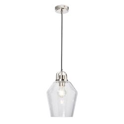 Merrien 1 Light Pendant Polished Nickel