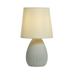 Delph Ceramic Table Lamp Mossy Green
