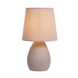 Delph Ceramic Table Lamp Dusty Pink