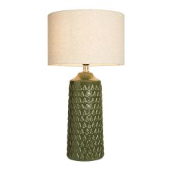 Tenham Ceramic Table Lamp Green