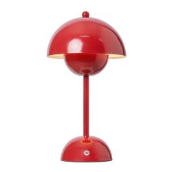 Emsford Rechargeable Table Lamp Red