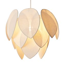 Moulton Leaf Fabric Shade Natural