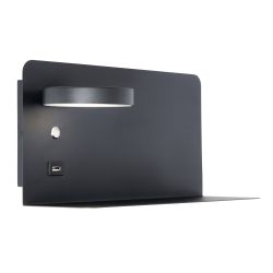 Alvis Led 2W Wall Lamp With Usb Charging Port