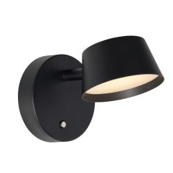 Austin Led 1.5W Cct Rechargeable Wall Light Black
