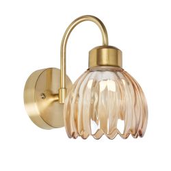 Cowley Led 1.5W Rechargeable Wall Light Brass
