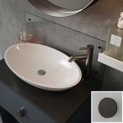 Clear Fluted Glass Splashback Bronze 250x600mm