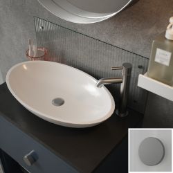 Clear Fluted Glass S'back Satin Chrome 250x500mm
