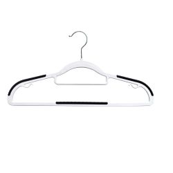 10Pk Non-Slip Plastic Hanger