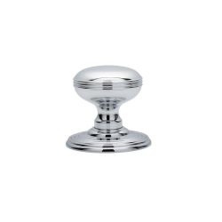 Delamain Ringed Knob Concealed Fix Polished Chrome
