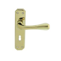 Eden Lever On Backplate Lock 57Mm