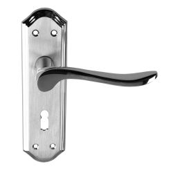 Lytham Lever On Backplate Lock 57Mm 
