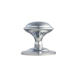 Victorian Centre Door Knob Round Pol Chrome