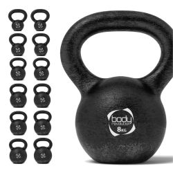 Body Revolution 8 kg Cast Iron Kettlebells