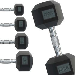 Body Revolution 2 x 5kg Hex Dumbbells