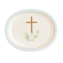 Communion Platter Blue 31cm 5Pcs