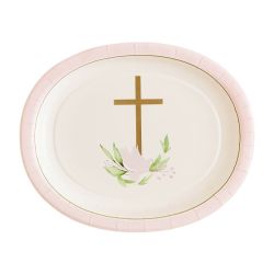 Communion Platter Pink 31cm 5Pcs