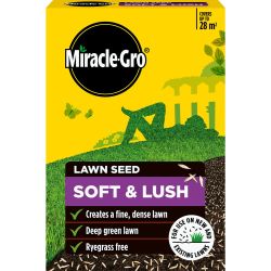 MIRACLE-GRO SOFT & LUSH LAWN SEED 840G