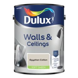 Dulux Walls & Ceilings Soft Sheen Egyptian Cotton 5L