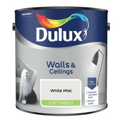 Dulux Walls & Ceilings Soft Sheen White Mist 2.5L