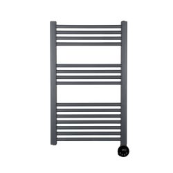 Masterplug SmartEnergy Heated Towel Rail Radiator, Wi-Fi, 500W, Grey