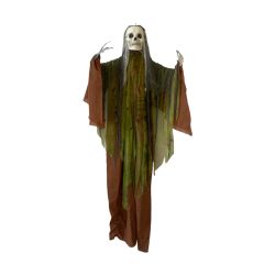 Hanging Animated Shaking Reaper With Light & Sound 153cm