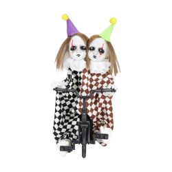 Animated Bicycle Clown With Sound 39cm