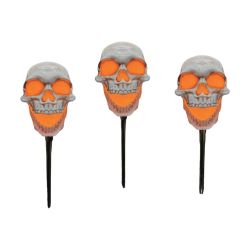 Garden Staked Skull 15cm