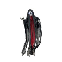 Hanging Animated Reaper With Sound 120cm