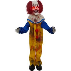 Standing Animated Clown With Light& Sound 95cm