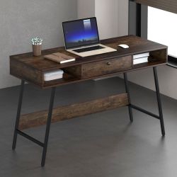 Black And Oak Desk