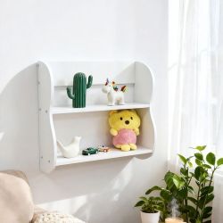 White Bookshelf Hanging