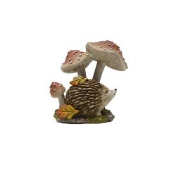Hedgehog And Mushroom 11cm