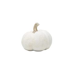 Autumn Pumpkin 12cm White