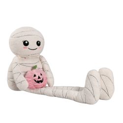 Fabric Mummy Sitting 32X118cm White